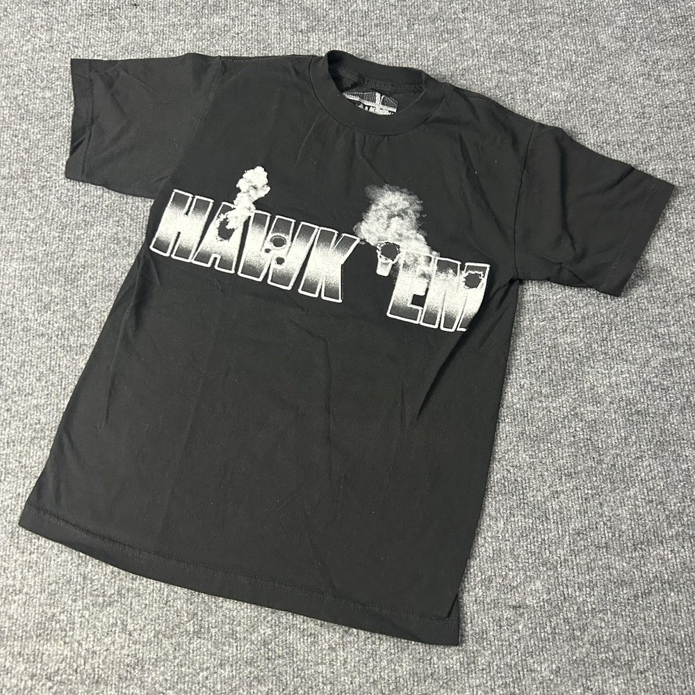 Pop Smoke Shirt Mens Small Black Meet The Woo 2 Hawk 'Em Graphic Rap Tee